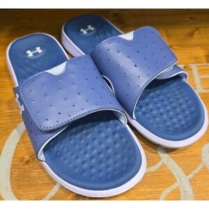Under Armour Women's Ignite Pro Slides violet Slip-On Sandals‎ Summer Size 11